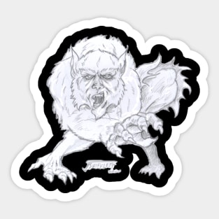 The Man Wolf Sticker